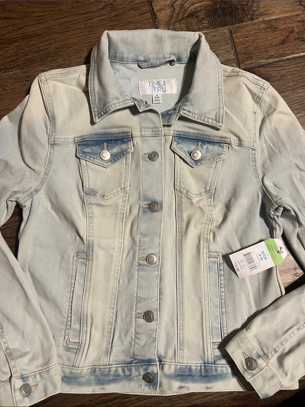 Brand New Light Blue Washed Denim Jacket